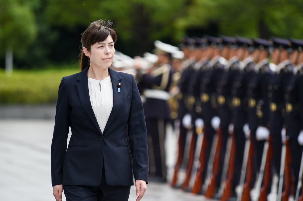 自衛隊視察をする小野田紀美議員