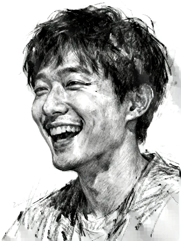 中村鶴松　笑顔