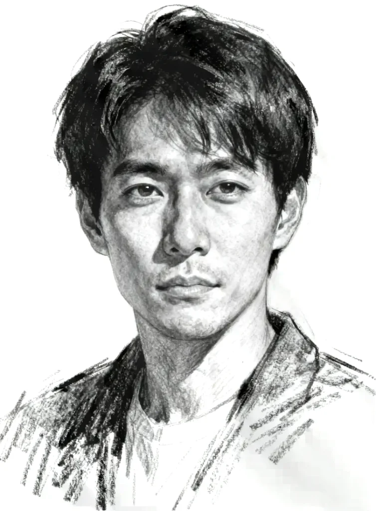 中村鶴松　正面　顔