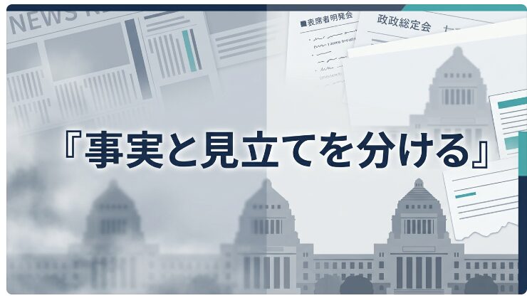事実と見立て
