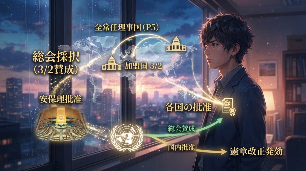 削除には総会での採択