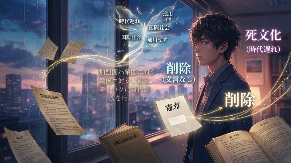 「死文化」と「削除」は何が違うのか